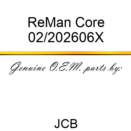 ReMan Core 02/202606X