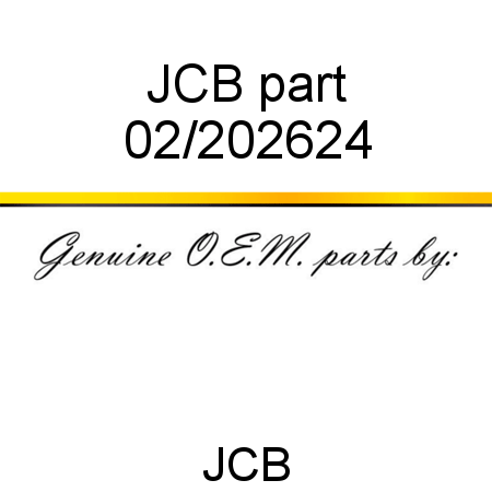 JCB part 02/202624