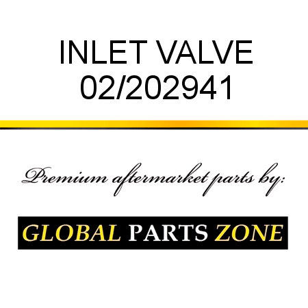 INLET VALVE 02/202941