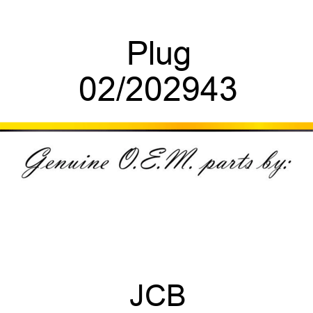 Plug 02/202943