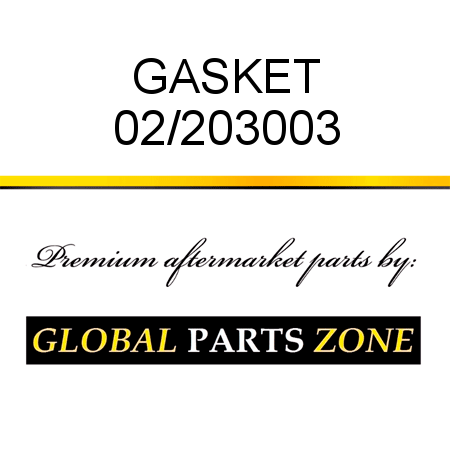 GASKET 02/203003