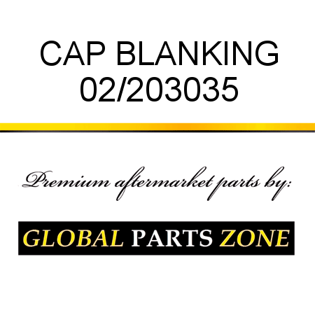 CAP BLANKING 02/203035