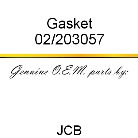 Gasket 02/203057
