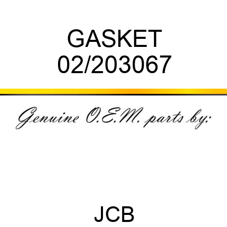 GASKET 02/203067