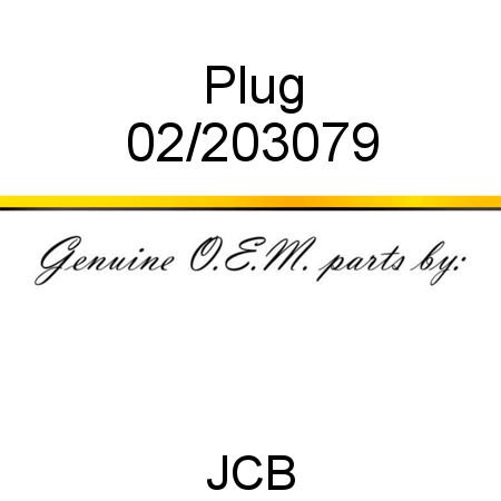 Plug 02/203079