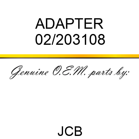 ADAPTER 02/203108