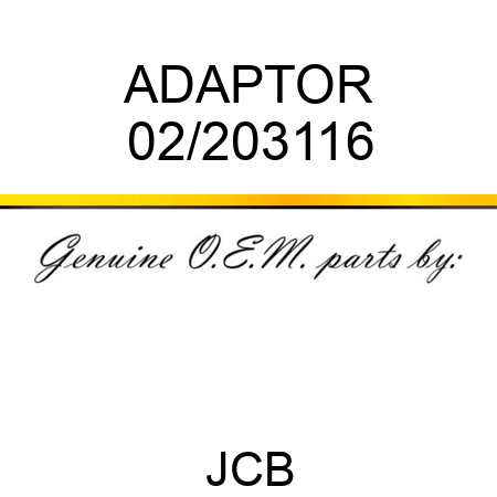 ADAPTOR 02/203116