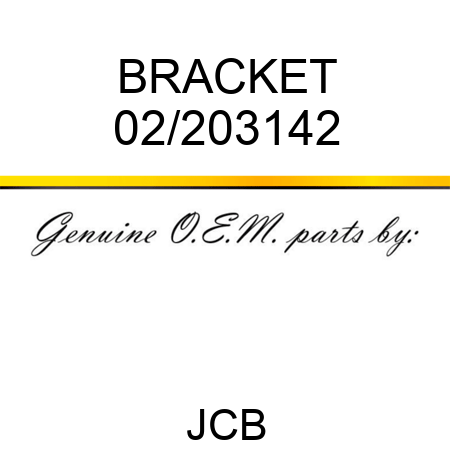 BRACKET 02/203142