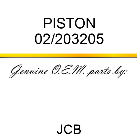 PISTON 02/203205