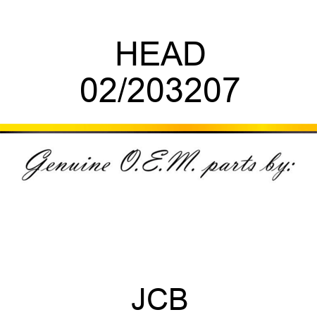 HEAD 02/203207