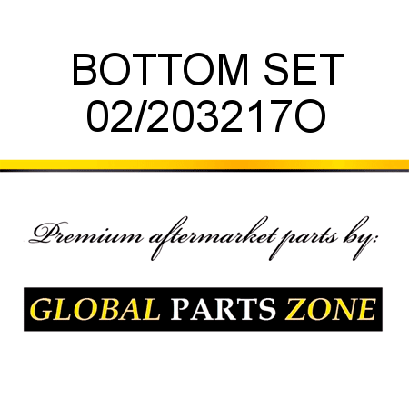 BOTTOM SET 02/203217O