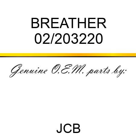 BREATHER 02/203220