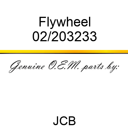 Flywheel 02/203233