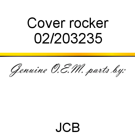 Cover rocker 02/203235