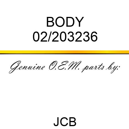 BODY 02/203236