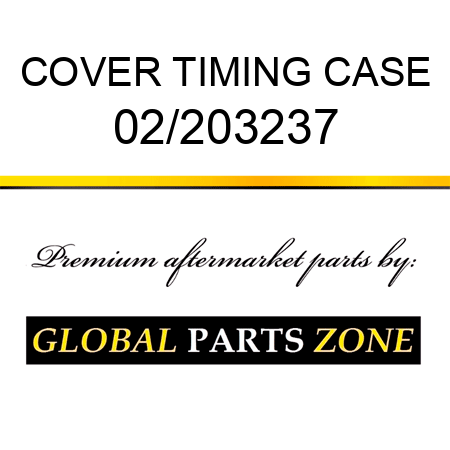 COVER TIMING CASE 02/203237