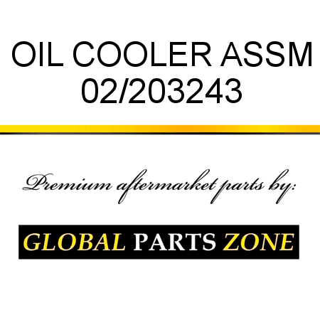 OIL COOLER ASSM 02/203243