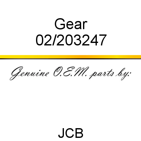 Gear 02/203247