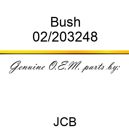 Bush 02/203248