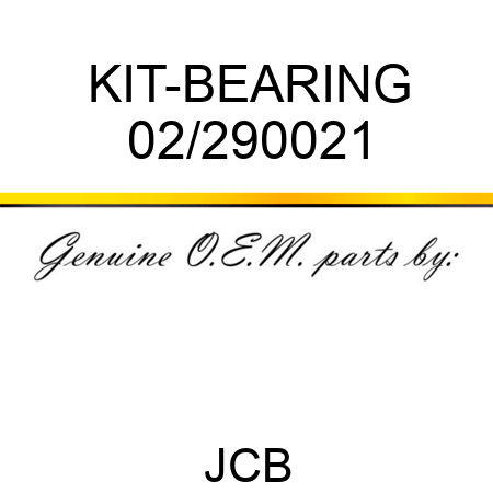 KIT-BEARING 02/290021