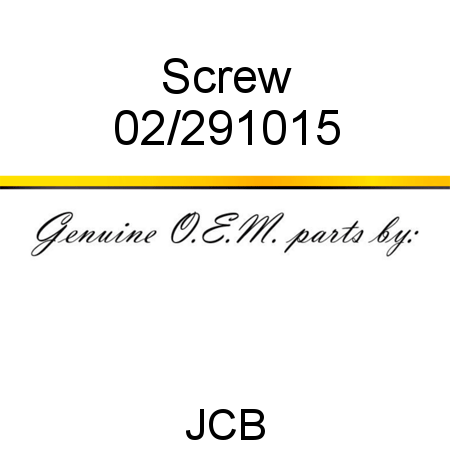 Screw 02/291015