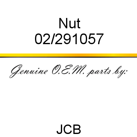 Nut 02/291057