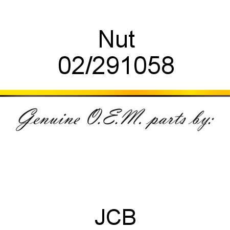 Nut 02/291058