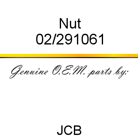 Nut 02/291061