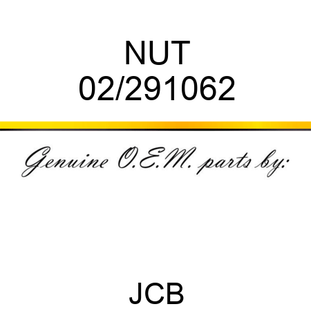 NUT 02/291062