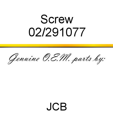 Screw 02/291077