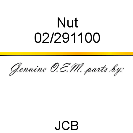 Nut 02/291100