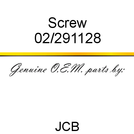 Screw 02/291128