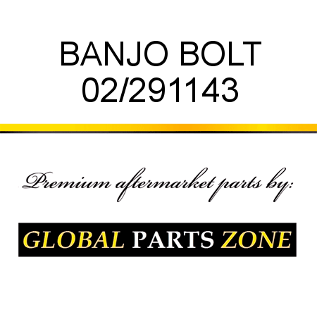 BANJO BOLT 02/291143