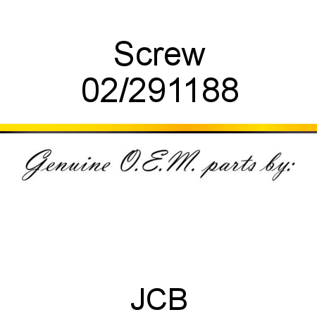 Screw 02/291188