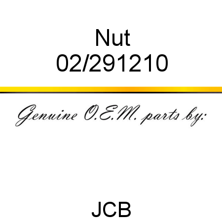 Nut 02/291210