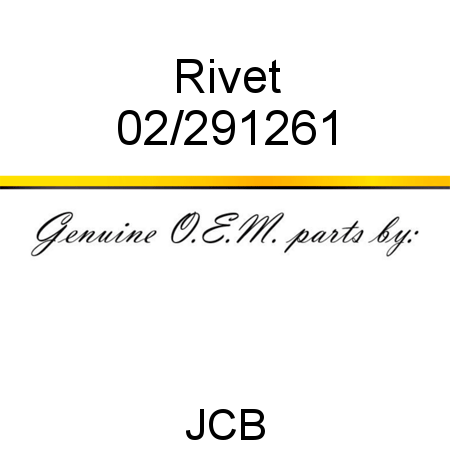 Rivet 02/291261