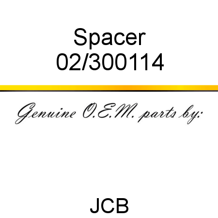 Spacer 02/300114
