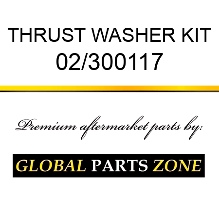 THRUST WASHER KIT 02/300117