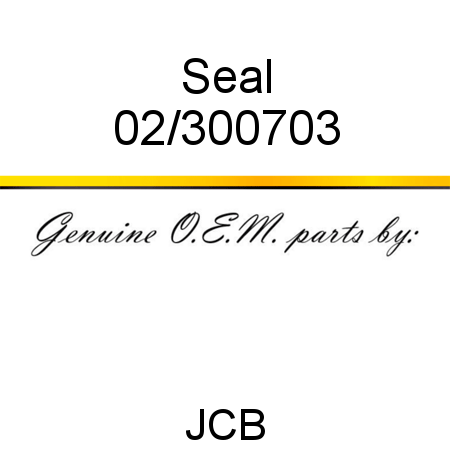 Seal 02/300703