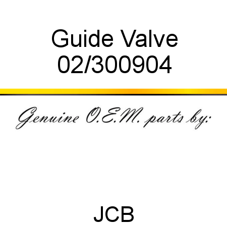 Guide, Valve 02/300904