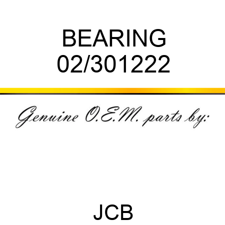 BEARING 02/301222