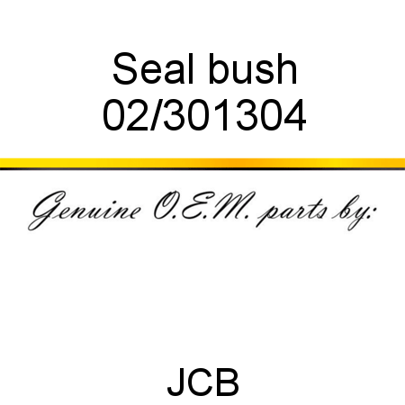 Seal, bush 02/301304