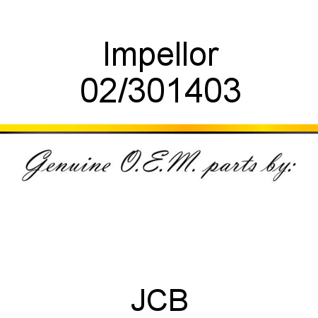 Impellor 02/301403