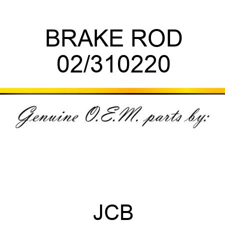 BRAKE ROD 02/310220