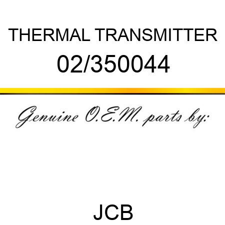 THERMAL TRANSMITTER 02/350044