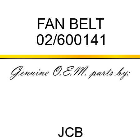 FAN BELT 02/600141