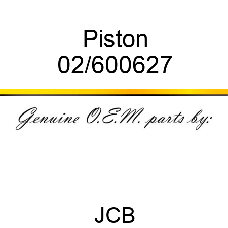 Piston 02/600627