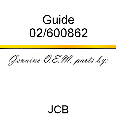 Guide 02/600862