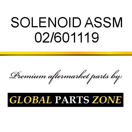 SOLENOID ASSM 02/601119