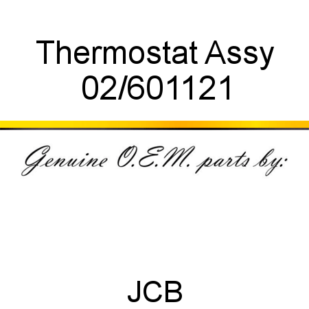 Thermostat, Assy 02/601121